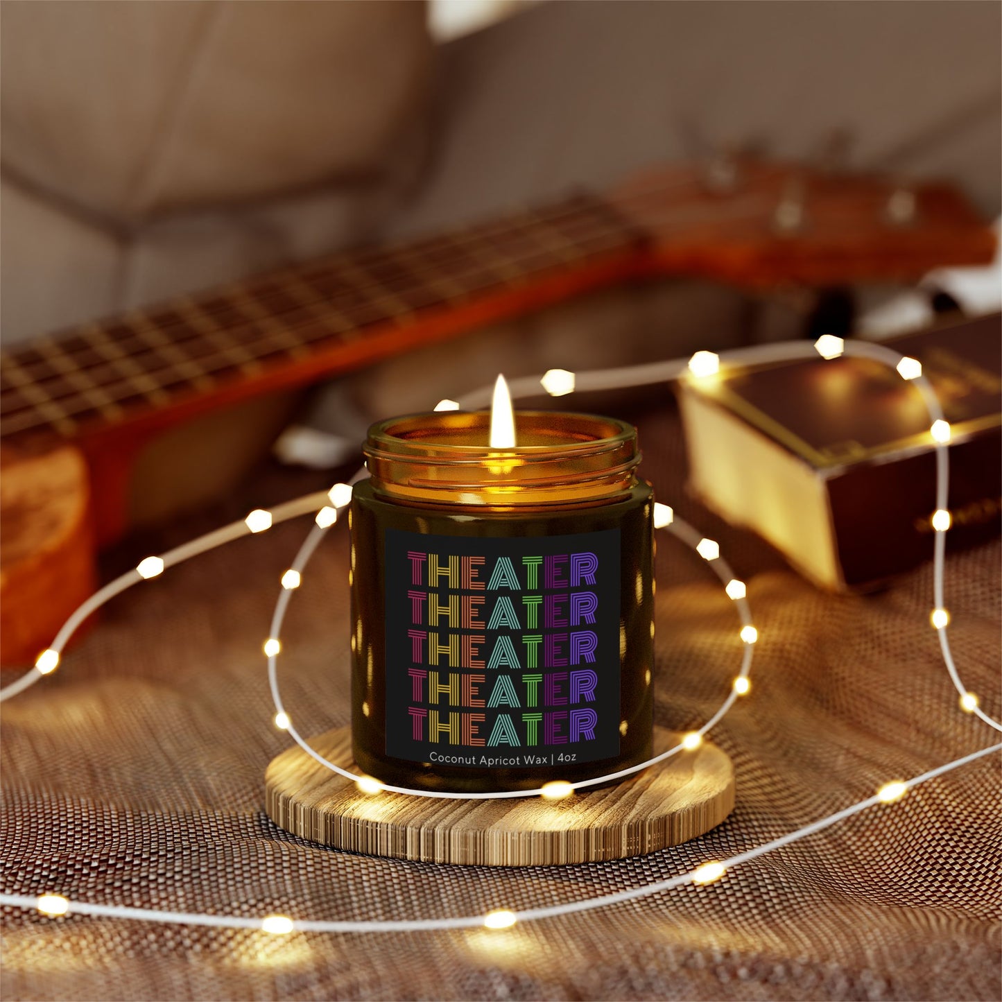 Theater Scented Candle - Perfect Gift for Theater Lovers, Actors, and Performers, Theater Decor for Home or Rehearsal Room