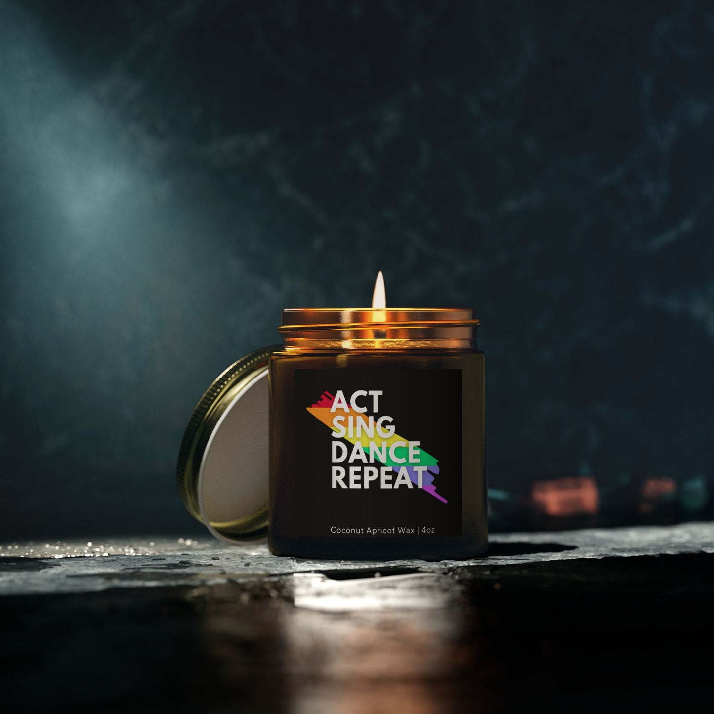 Act Sing Dance Repeat Scented Candle - Theater Gift - Musical Candle - Drama Lover - Plays Candle - Theater Candle - Musical Enthusiast