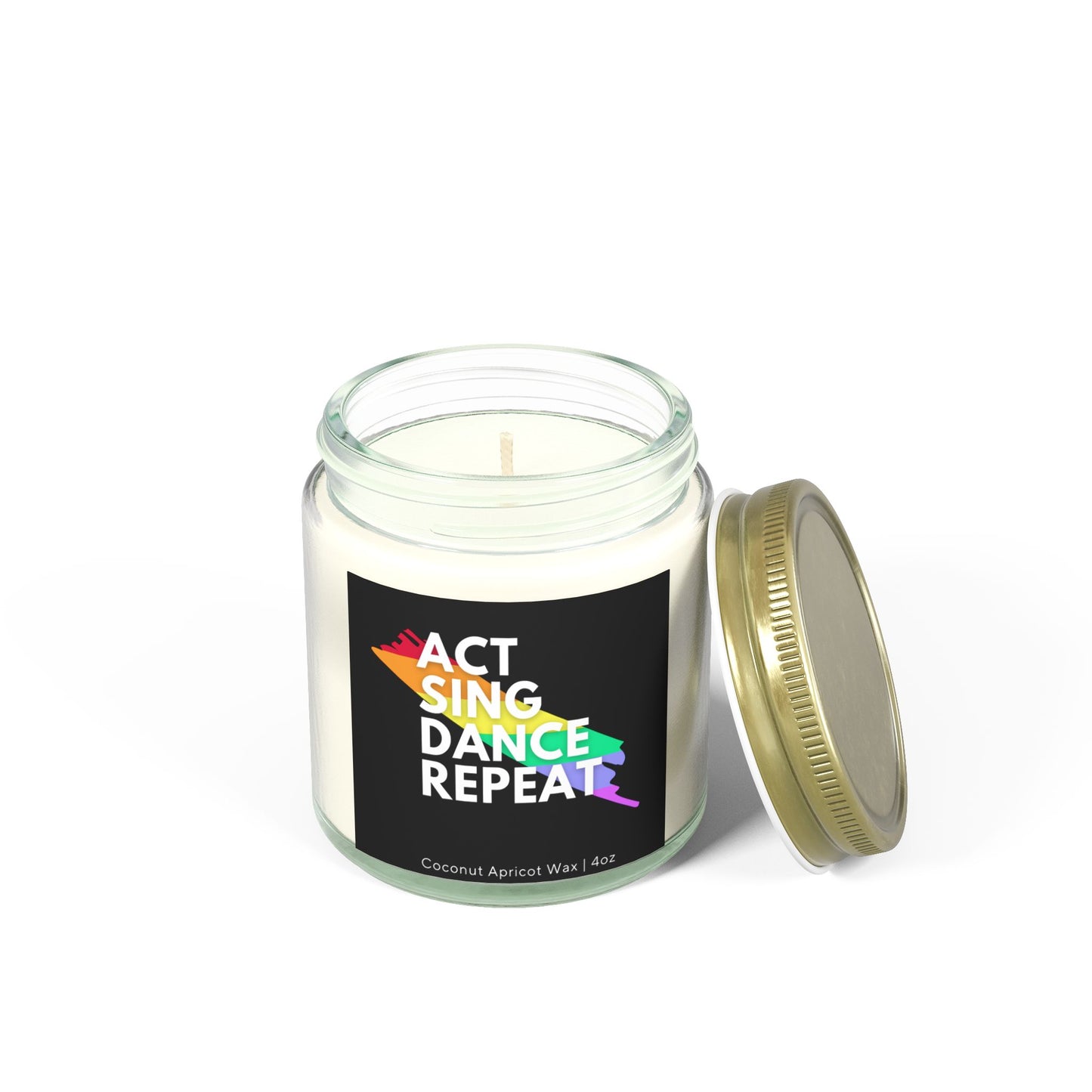 Act Sing Dance Repeat Scented Candle - Theater Gift - Musical Candle - Drama Lover - Plays Candle - Theater Candle - Musical Enthusiast