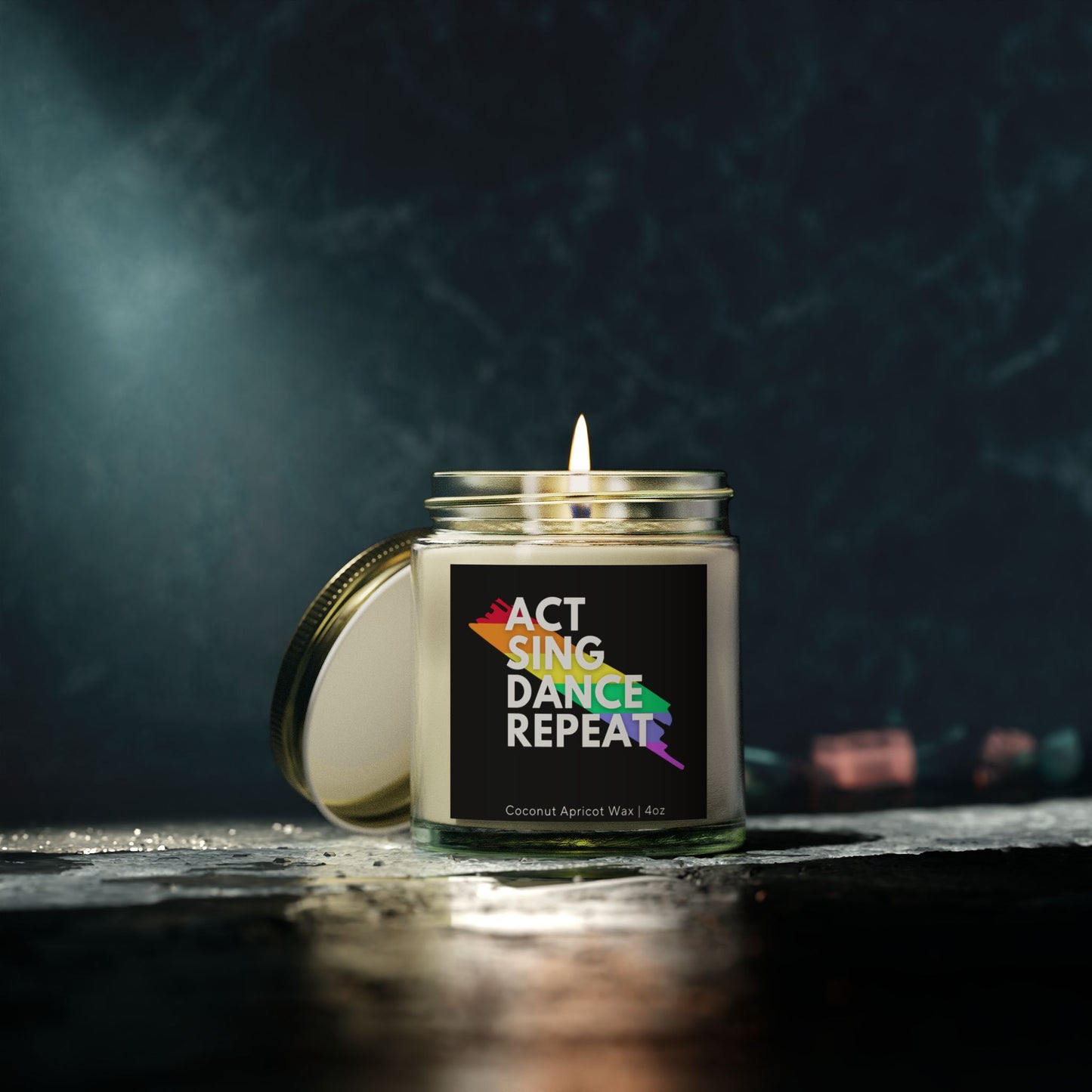 Act Sing Dance Repeat Scented Candle - Theater Gift - Musical Candle - Drama Lover - Plays Candle - Theater Candle - Musical Enthusiast