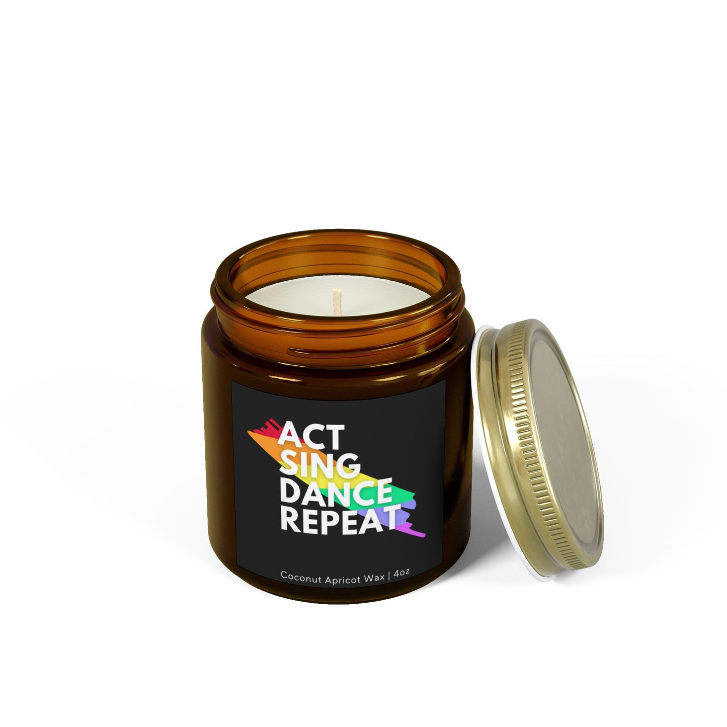 Act Sing Dance Repeat Scented Candle - Theater Gift - Musical Candle - Drama Lover - Plays Candle - Theater Candle - Musical Enthusiast