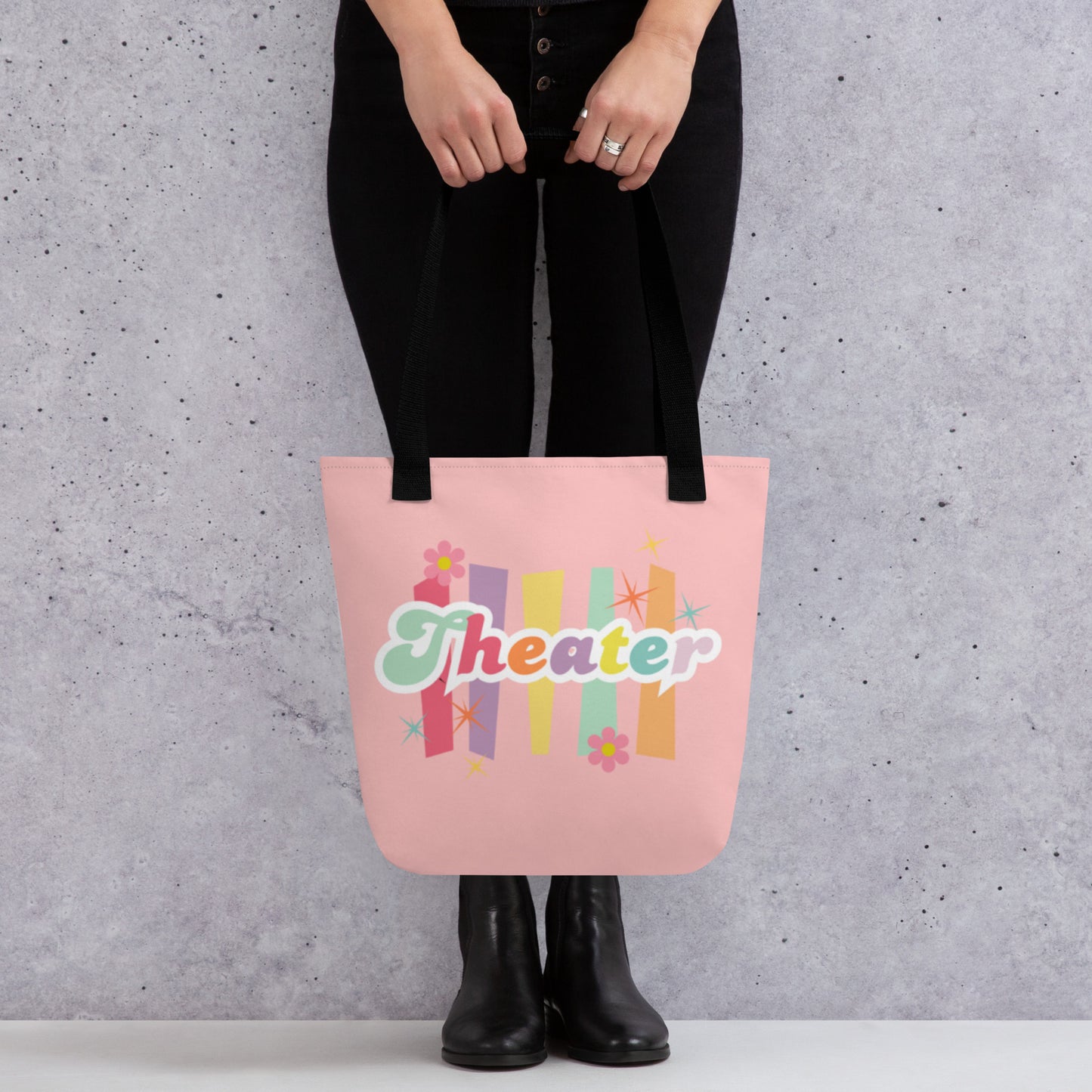 Theater Tote Bag, Musical Drama Rehearsal Bag, Play Rehearsal, Actor's Tote, Theater Lover Gift, Drama Club Tote