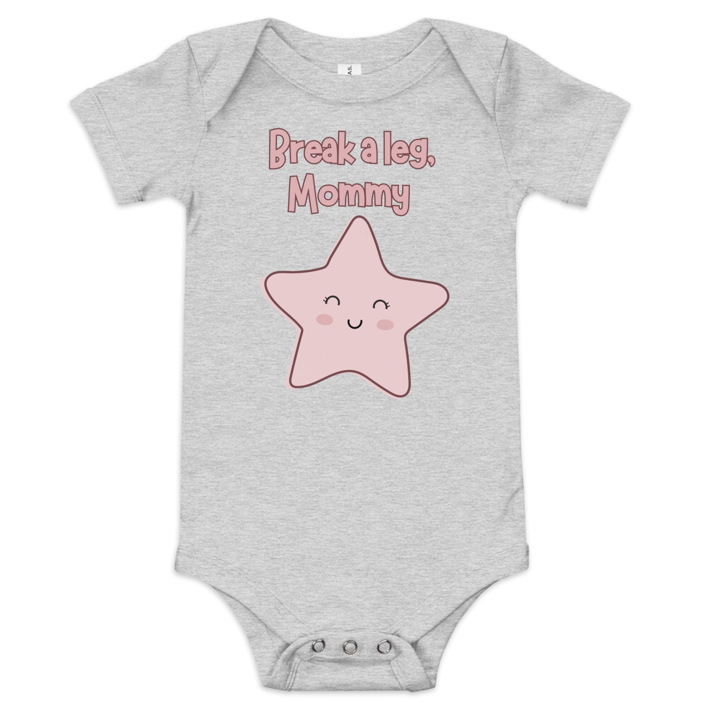 Theatre Break A Leg Mommy Baby Onesie, Musical Drama Infant Bodysuit, Theatre Parent Gift, Theatre Baby Shower Gift