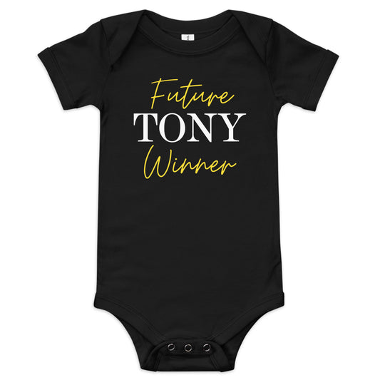 Future Tony Winner Baby Onesie, Musical Theater Gift, Drama Baby Clothes, Theater Parent Bodysuit, Musical Inspired Onesie