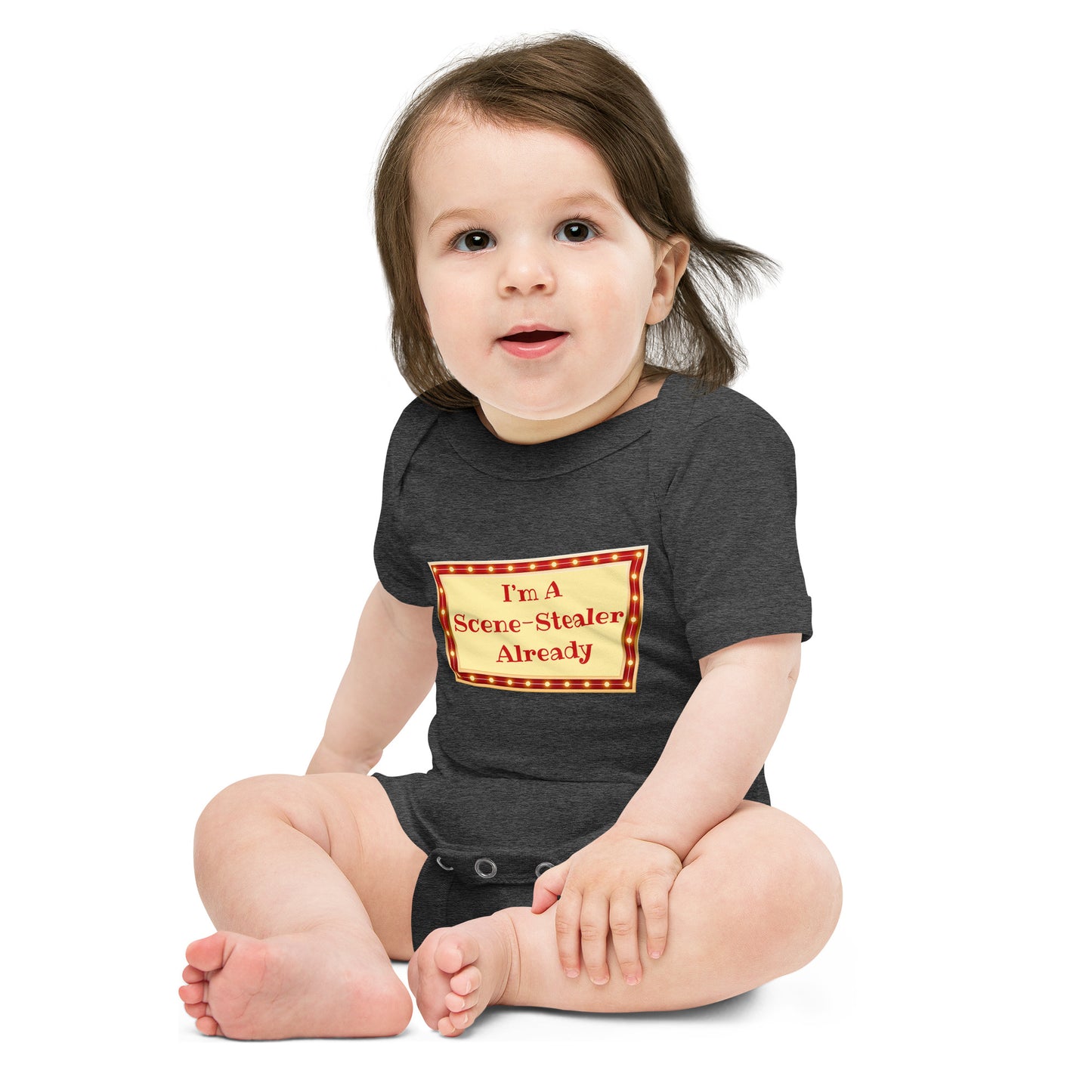 Scene Stealer Theater Baby Bodysuit, Drama Infant Onesie, Theatre Parent Gift, Theatre Baby Gift