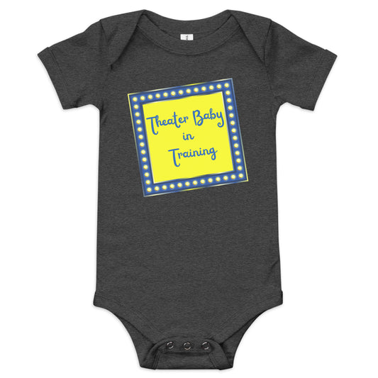 Theatre Baby In Training Onesie, Musical Drama Infant Bodysuit, Theatre Parent Gift, Theatre Baby Shower Gift