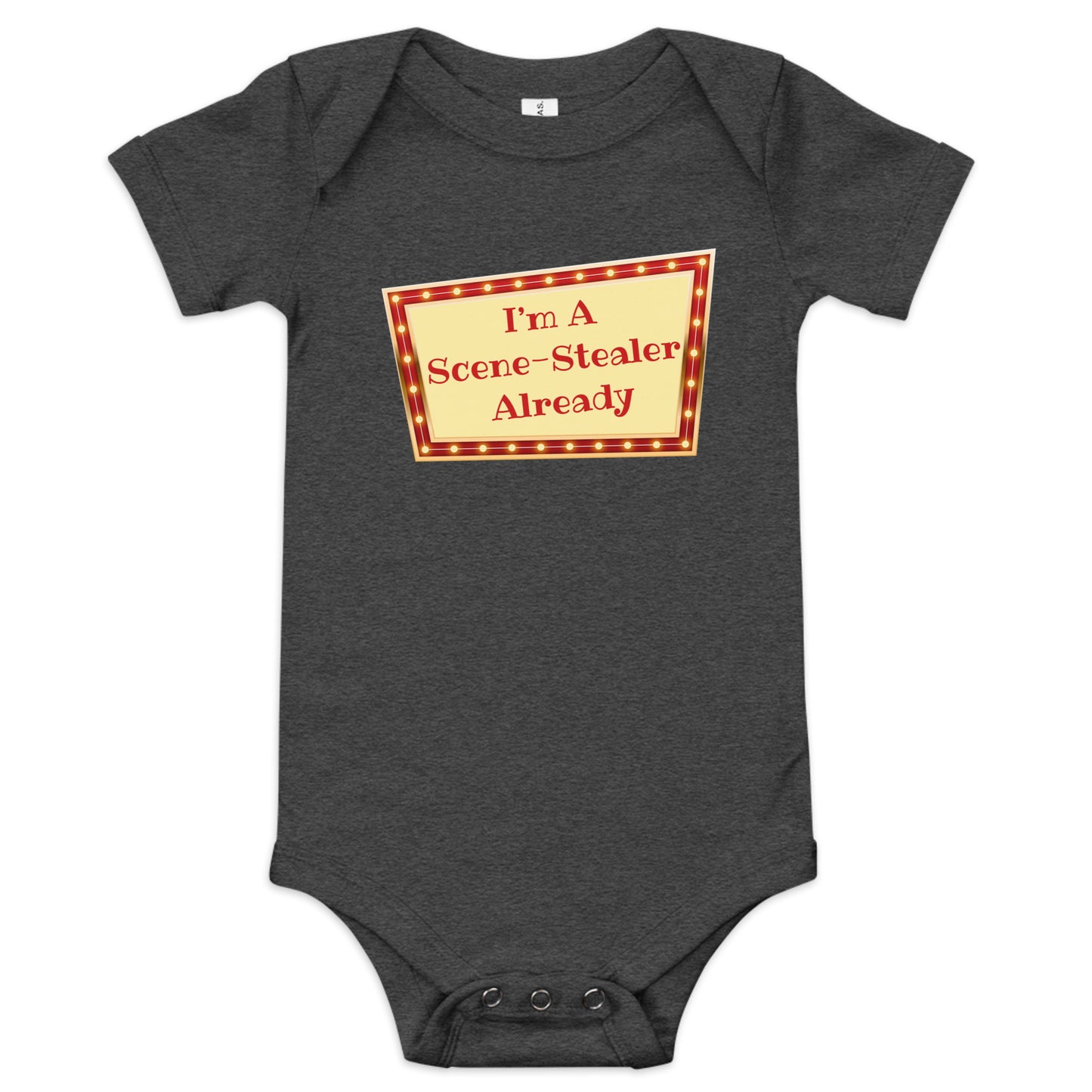 Scene Stealer Theater Baby Bodysuit, Drama Infant Onesie, Theatre Parent Gift, Theatre Baby Gift