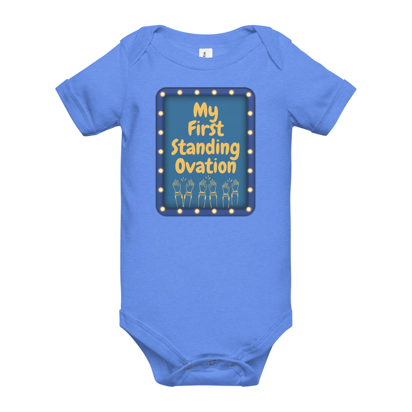 My First Standing Ovation Baby Onesie, Theater Infant Bodysuit, Theatre Lover Gift, Theatre Parent Baby Gift