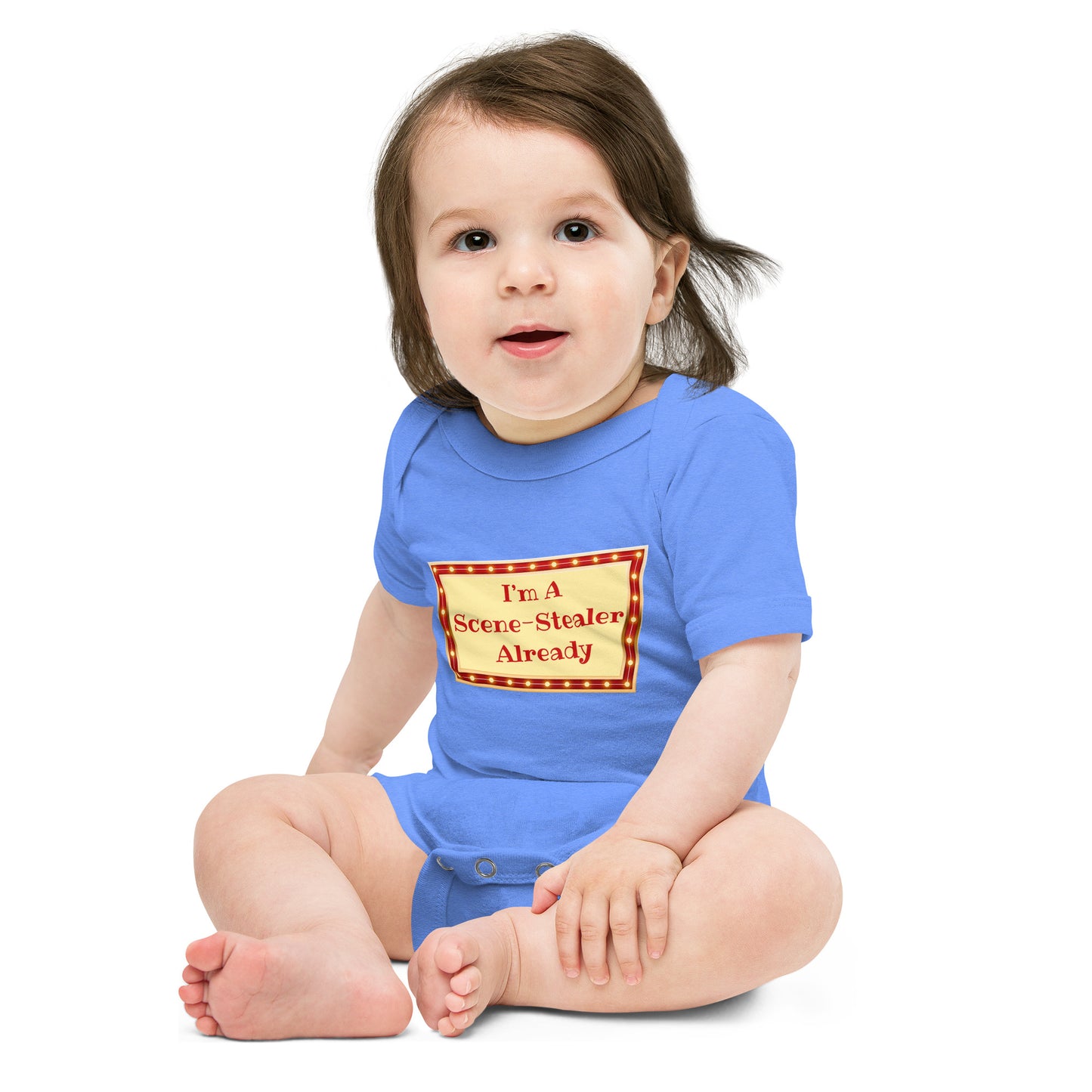 Scene Stealer Theater Baby Bodysuit, Drama Infant Onesie, Theatre Parent Gift, Theatre Baby Gift