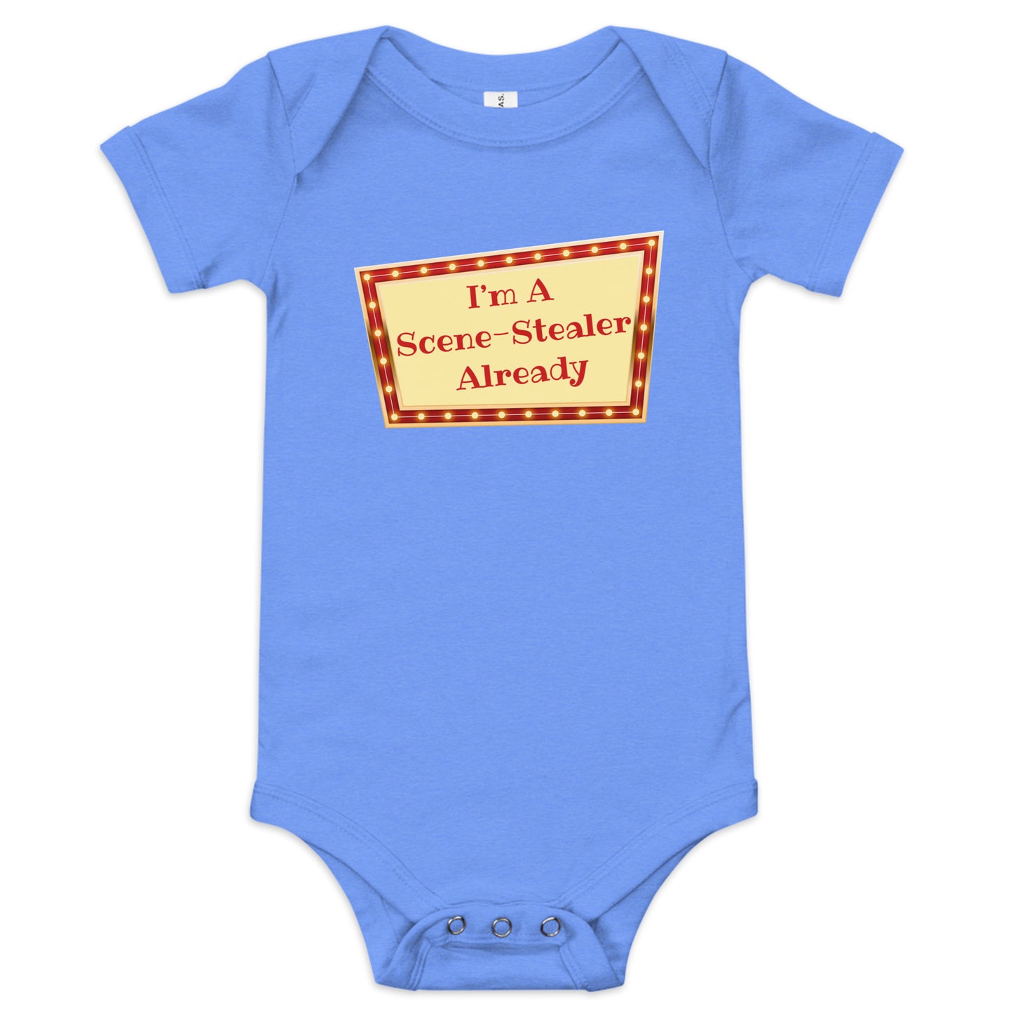 Scene Stealer Theater Baby Bodysuit, Drama Infant Onesie, Theatre Parent Gift, Theatre Baby Gift