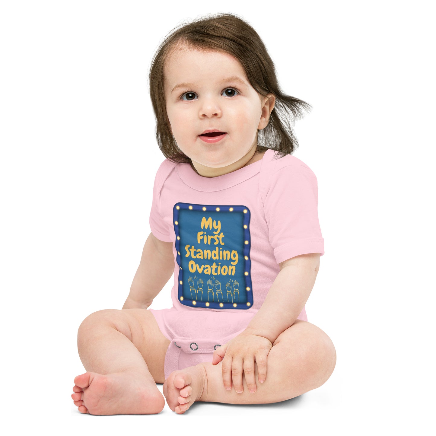 My First Standing Ovation Baby Onesie, Theater Infant Bodysuit, Theatre Lover Gift, Theatre Parent Baby Gift