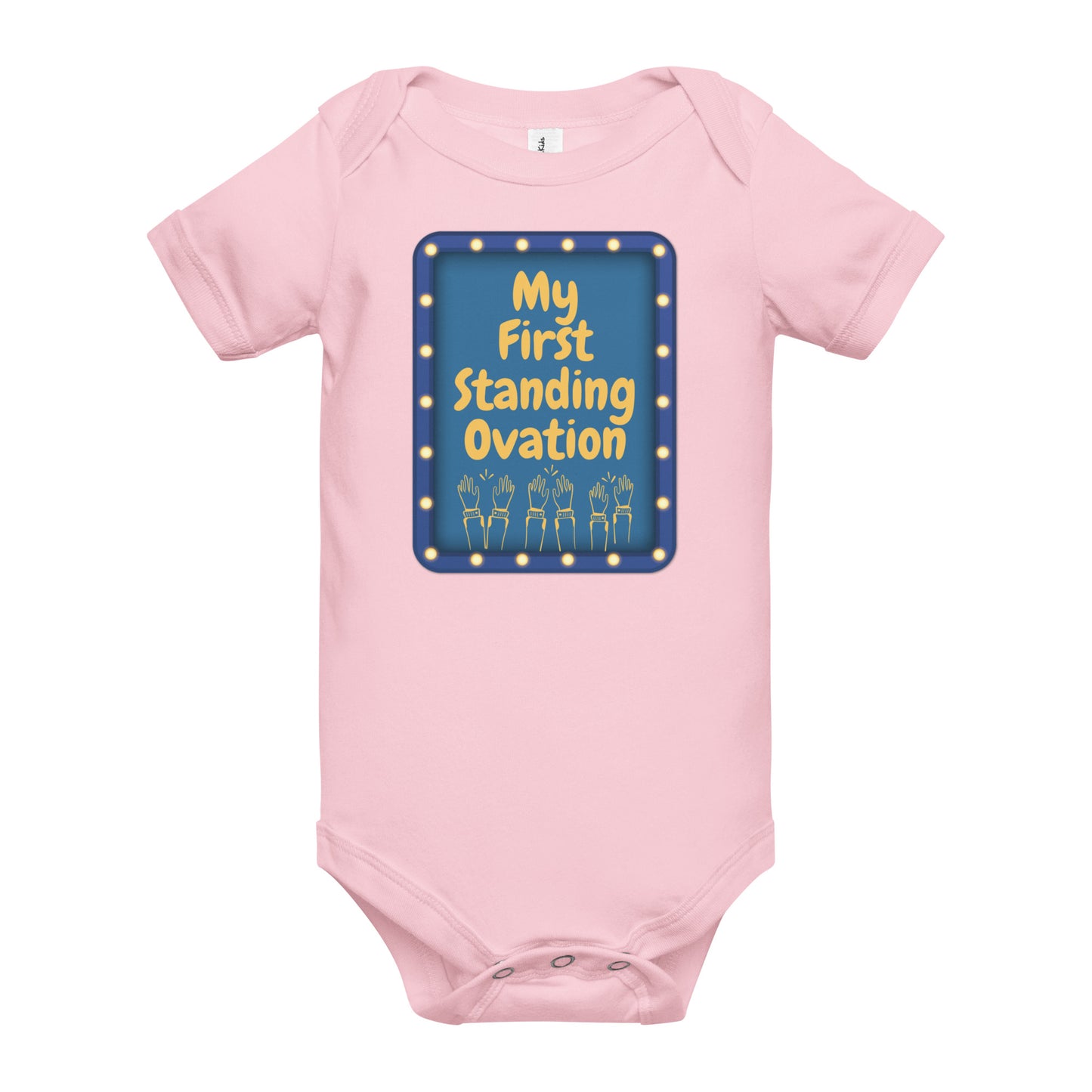 My First Standing Ovation Baby Onesie, Theater Infant Bodysuit, Theatre Lover Gift, Theatre Parent Baby Gift