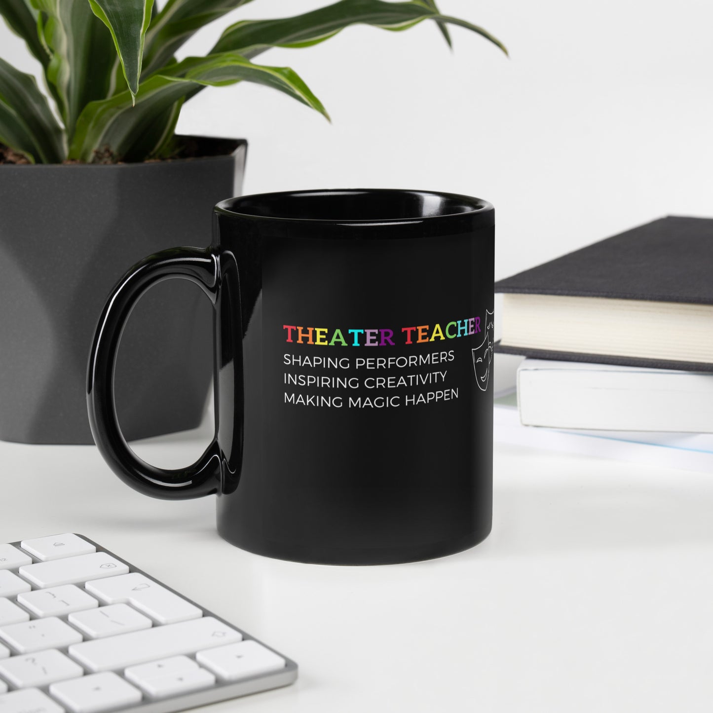 Theater Teacher Mug, Musical Drama Coffee Cup, Director Gift, Play Rehearsal, Inspiring Dreams, Inspiring Dreams Theater Teacher Mug, Theater Coffee Cup, Drama Director Gift, Play Rehearsal