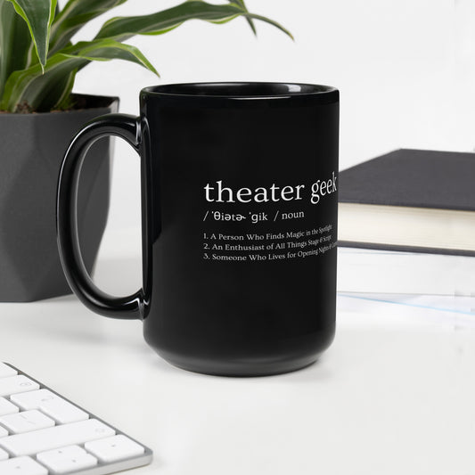 Theater Lover Mug, Theater Geek Mug, Play Gift, Theater Director Gift, Drama Club, Musical Lover Gift