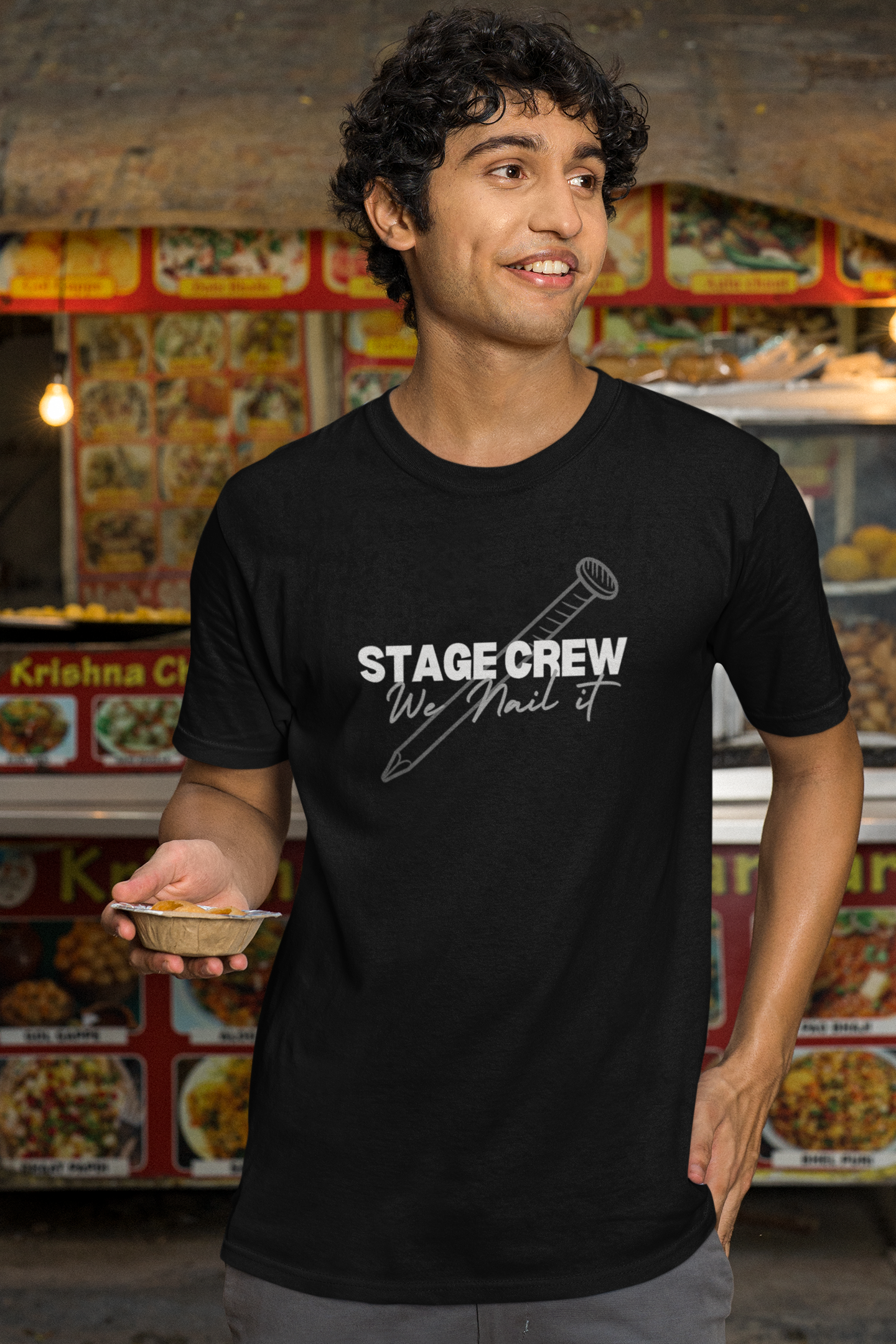 Stage Crew - We Nail It Shirt, Theater Lover Gift, Musical Drama Tee, Theater Student Shirt, Actor Gift