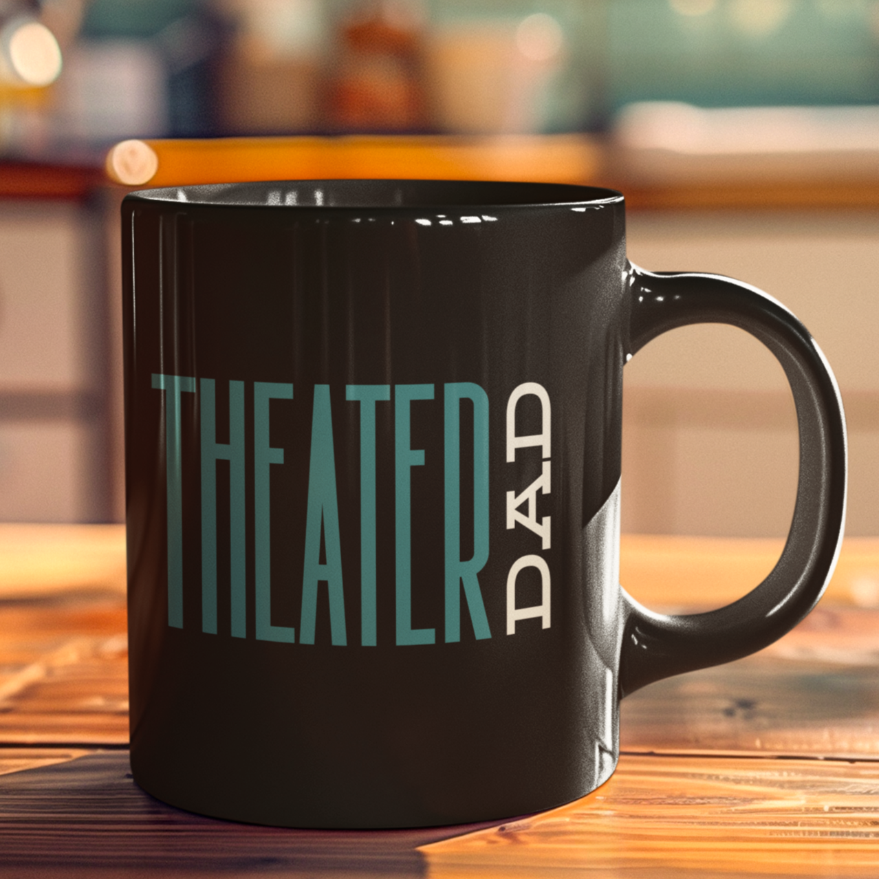 Theater Dad Mug, Play Rehearsal Coffee Cup, Theater Parent Gift, Drama Tea Mug, Dad Gift