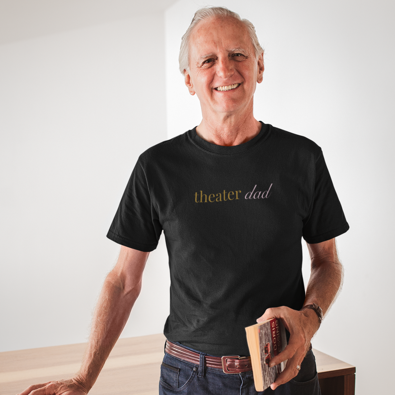 Theater Dad Tee, Musical Parent Shirt, Theater Lover Gift, Father's Day Gift Shirt