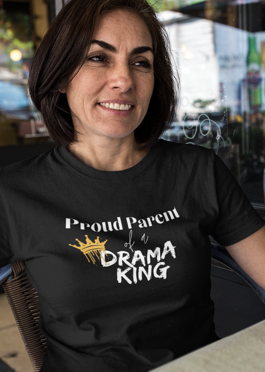 Theater Parent Drama King T-Shirt, Theater Lover Tee, Musical Play Shirt, Proud Theater Mom Gift, Drama Dad