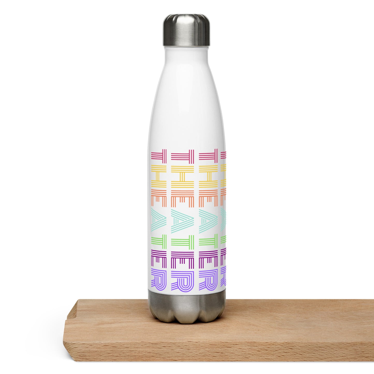 Theater Water Bottle, Drama Musicals Design, Student Gift, School Flask, Reusable Bottle for Plays