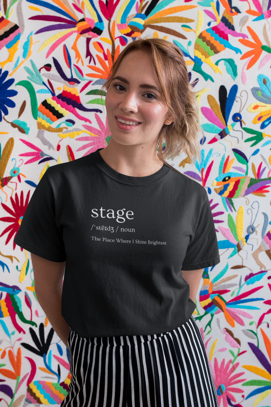 Stage Definition T-Shirt, Musical Drama Theater Play Shirt, Theater Student Gift, Stage Shirt