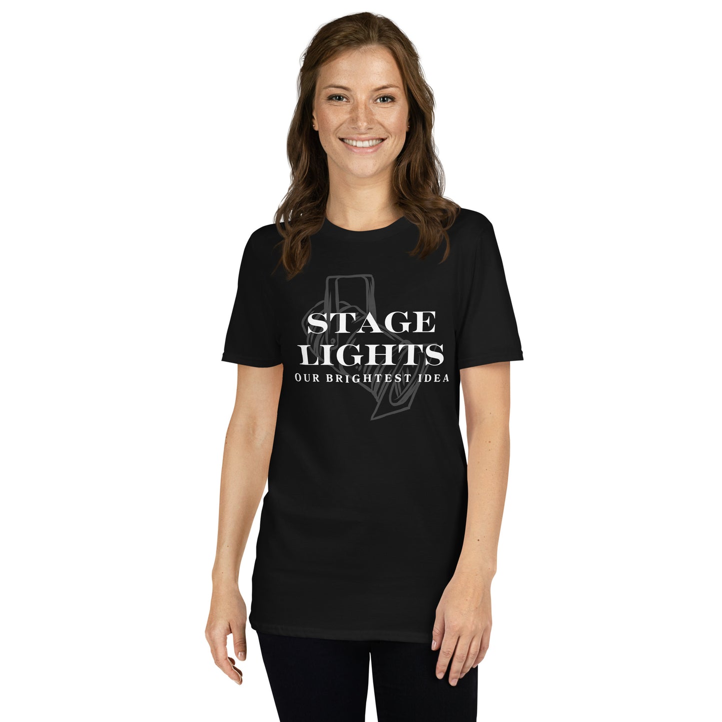 Stage Lights T-Shirt, Bright Idea Tee, Musical Drama Theater Shirt, Rehearsal Crew Gift, Light Crew Shirt