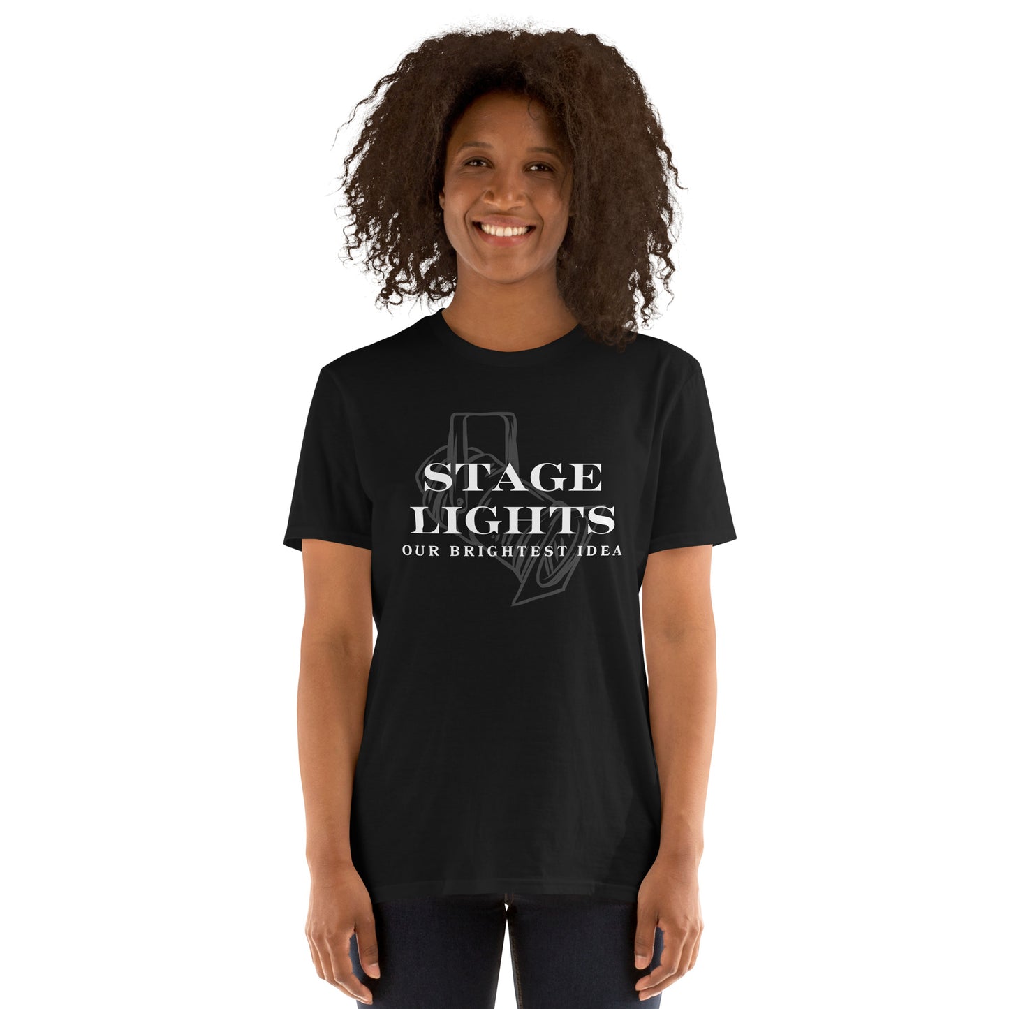 Stage Lights T-Shirt, Bright Idea Tee, Musical Drama Theater Shirt, Rehearsal Crew Gift, Light Crew Shirt