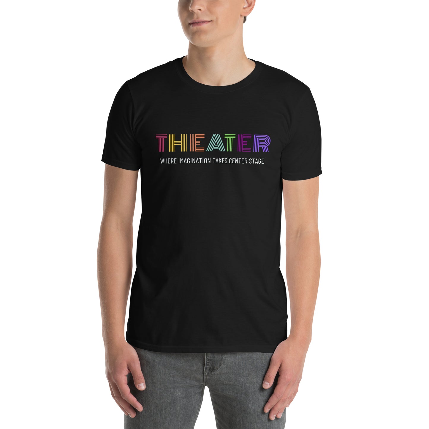 Theater and Imagination T-Shirt, Musical Drama Tee, Play Rehearsal Shirt, Theater Student Gift