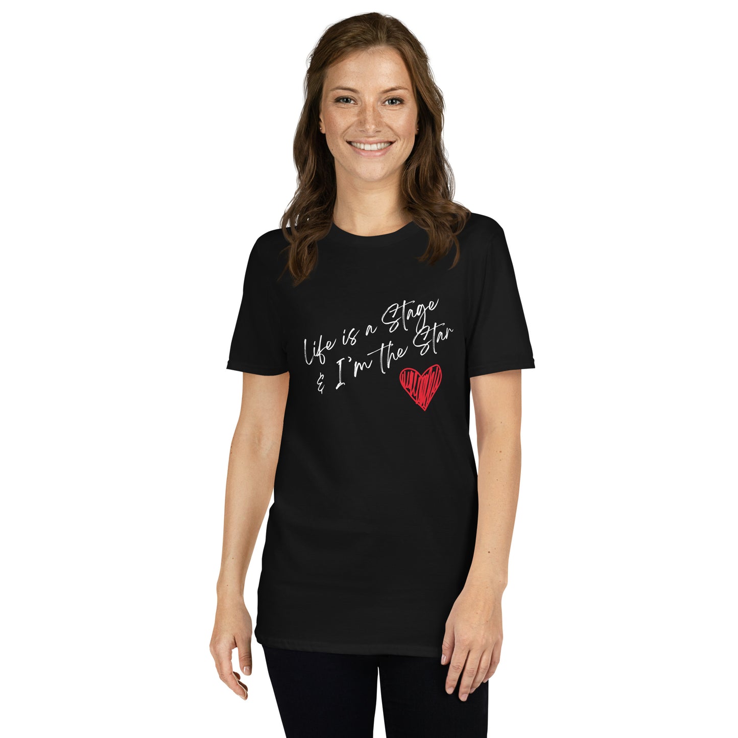 Theater Lover T-Shirt "Life is a Stage & I'm the Star", Drama Queen Tee, Musical Gift