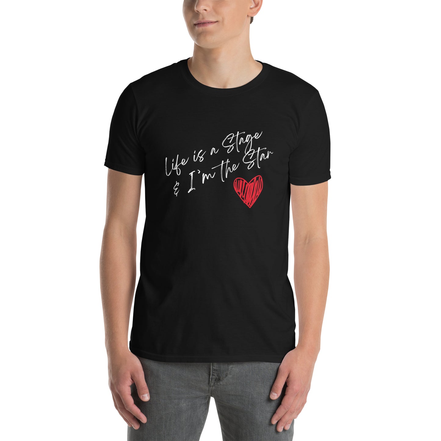 Theater Lover T-Shirt "Life is a Stage & I'm the Star", Drama Queen Tee, Musical Gift