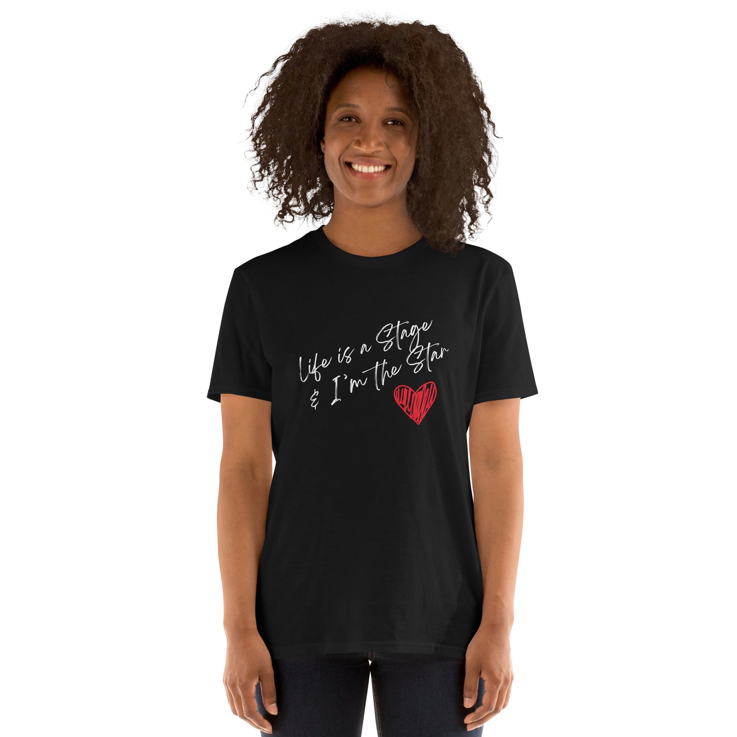 Theater Lover T-Shirt "Life is a Stage & I'm the Star", Drama Queen Tee, Musical Gift