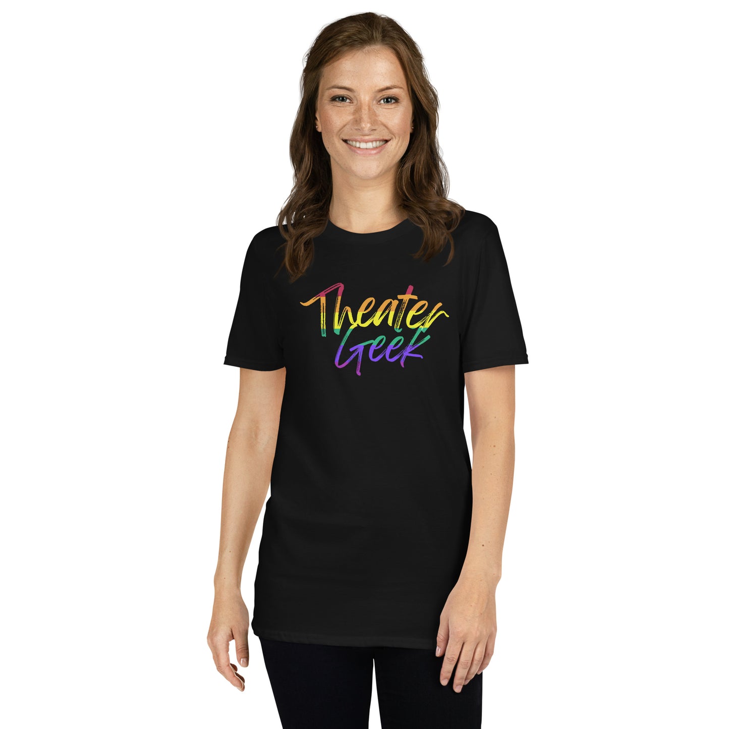 Theater Geek T-Shirt, Drama Play Tee, Theater Lover Gift, Musical Theater Student Shirt, Rainbow Theater Shirt