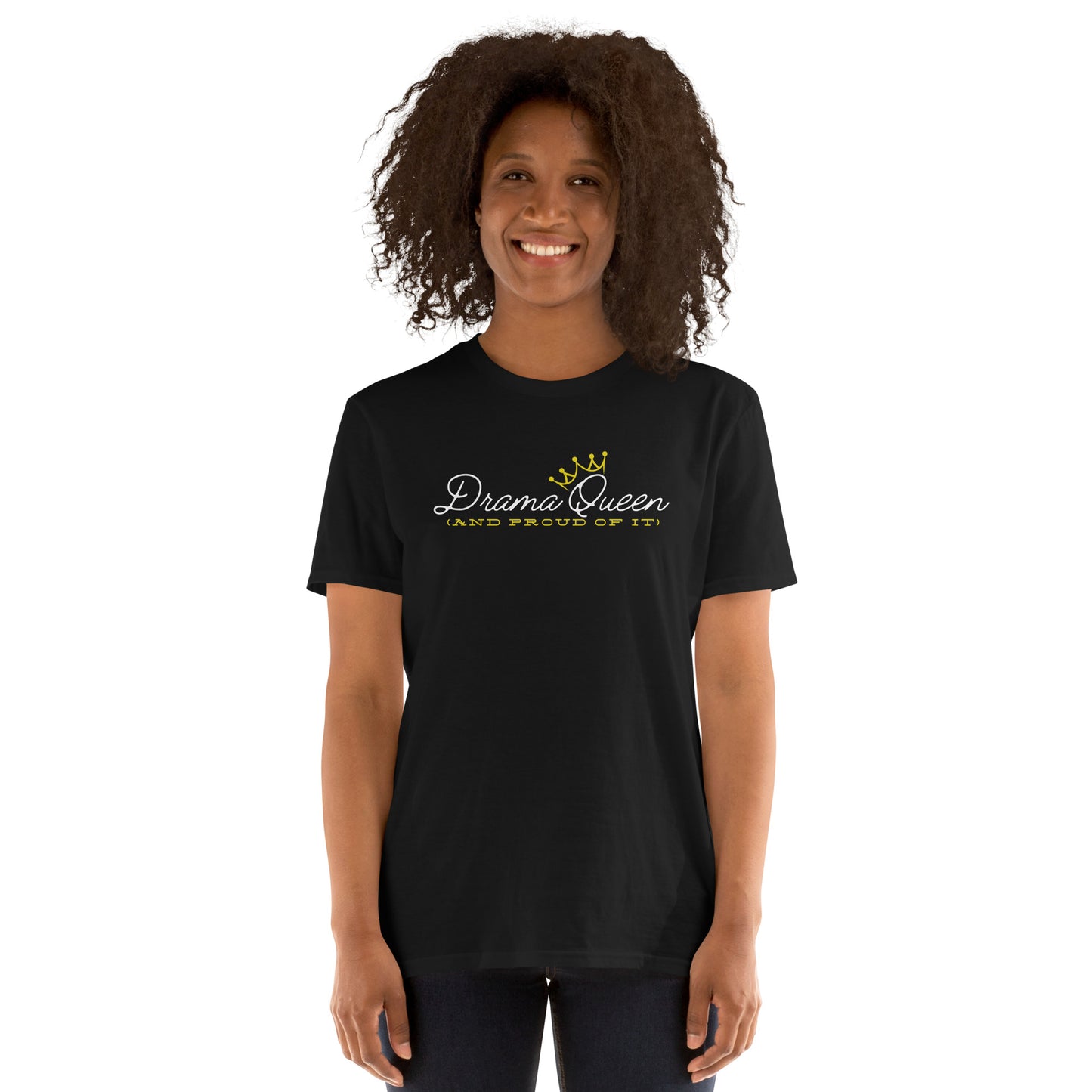 Drama Queen Short-Sleeve Unisex T-Shirt, Theater Lover Tee, Musical Shirt, Theater Student Gift