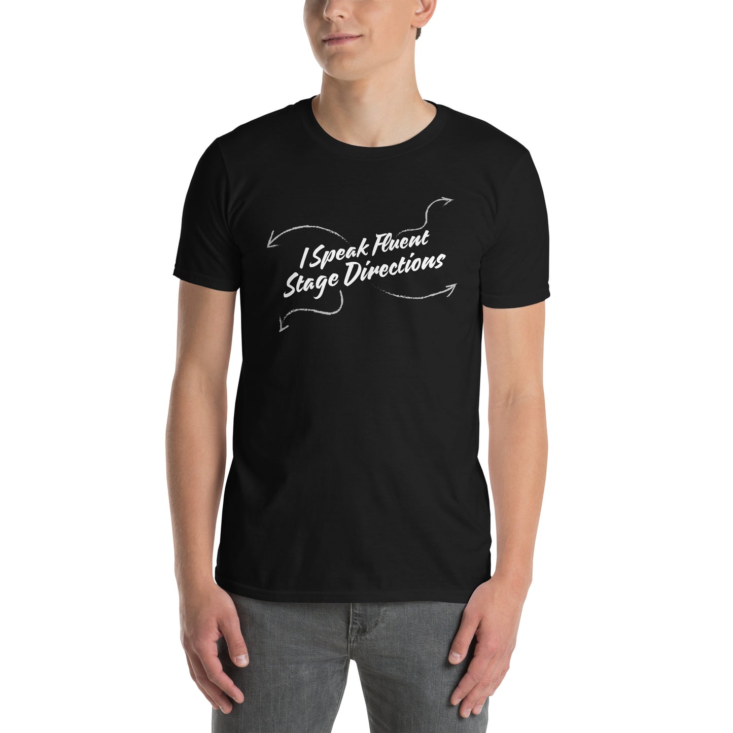 Theater Lover Tee, Stage Crew T-shirt, Play Musical Director Shirt, Stage Manager Gift, Fluent Stage Direction