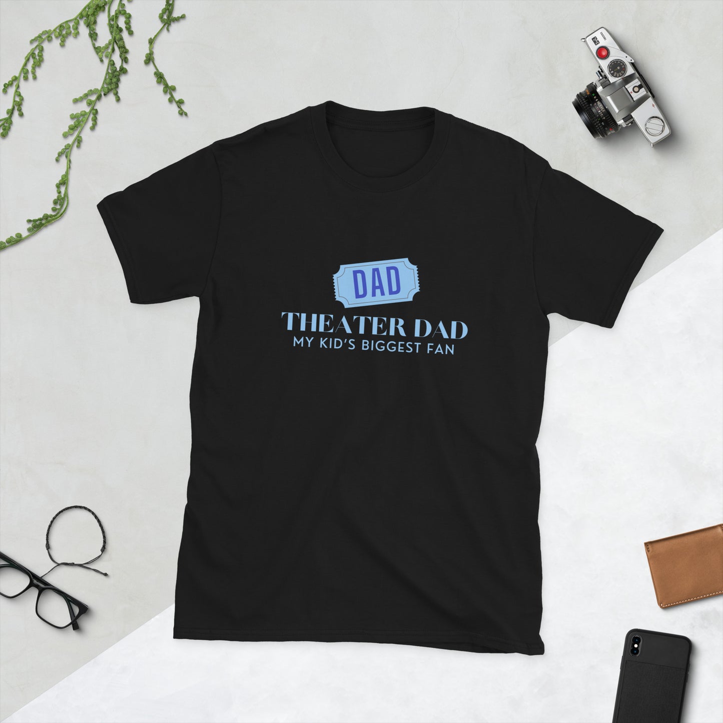 Theater Dad T-Shirt, Musicals Drama Tee, Stage Father Gift, Theater Parent Shirt, Play Lover Gift, Theatre Parent Shirt