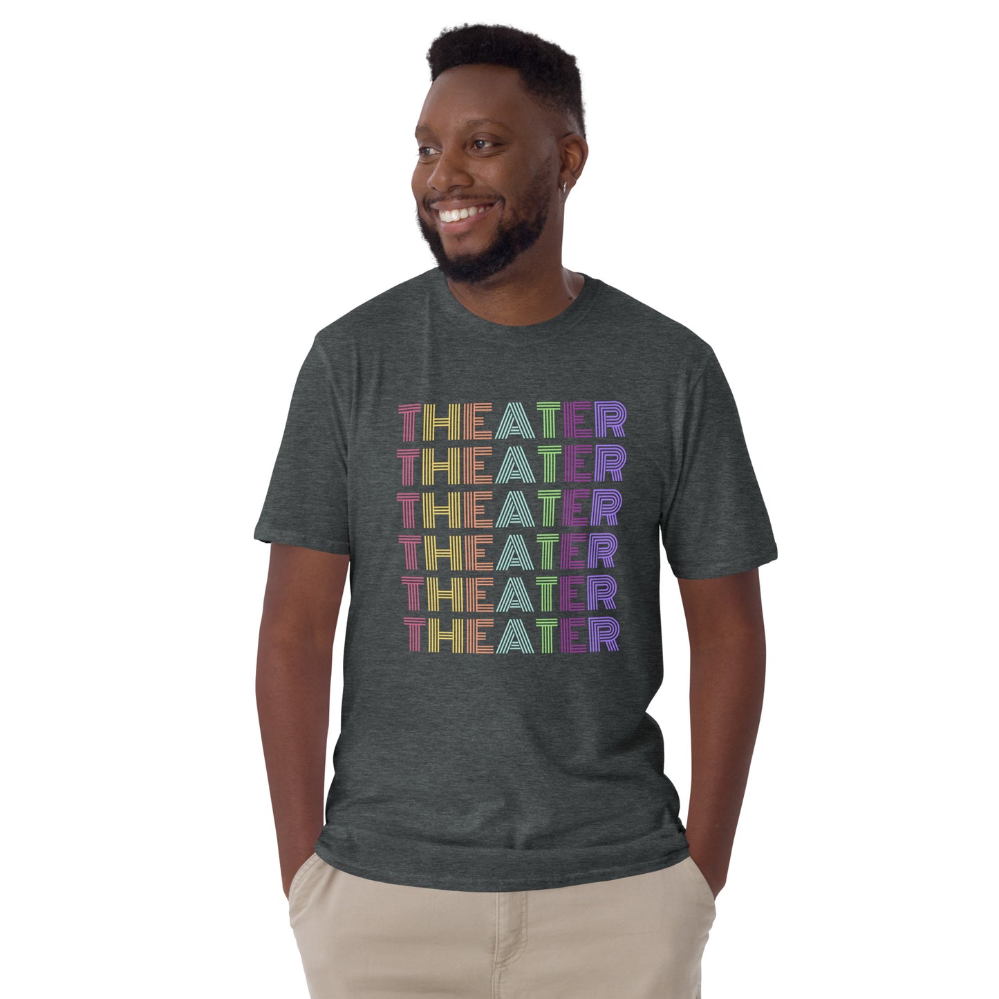 Theater T-Shirt in Vibrant Colors, Musical Drama Play Tee, Rehearsal Shirt for Theater Fans, Fun Theater T-Shirt for Play Lovers, Musical Drama Tee for Theater Students, Colorful Shirt