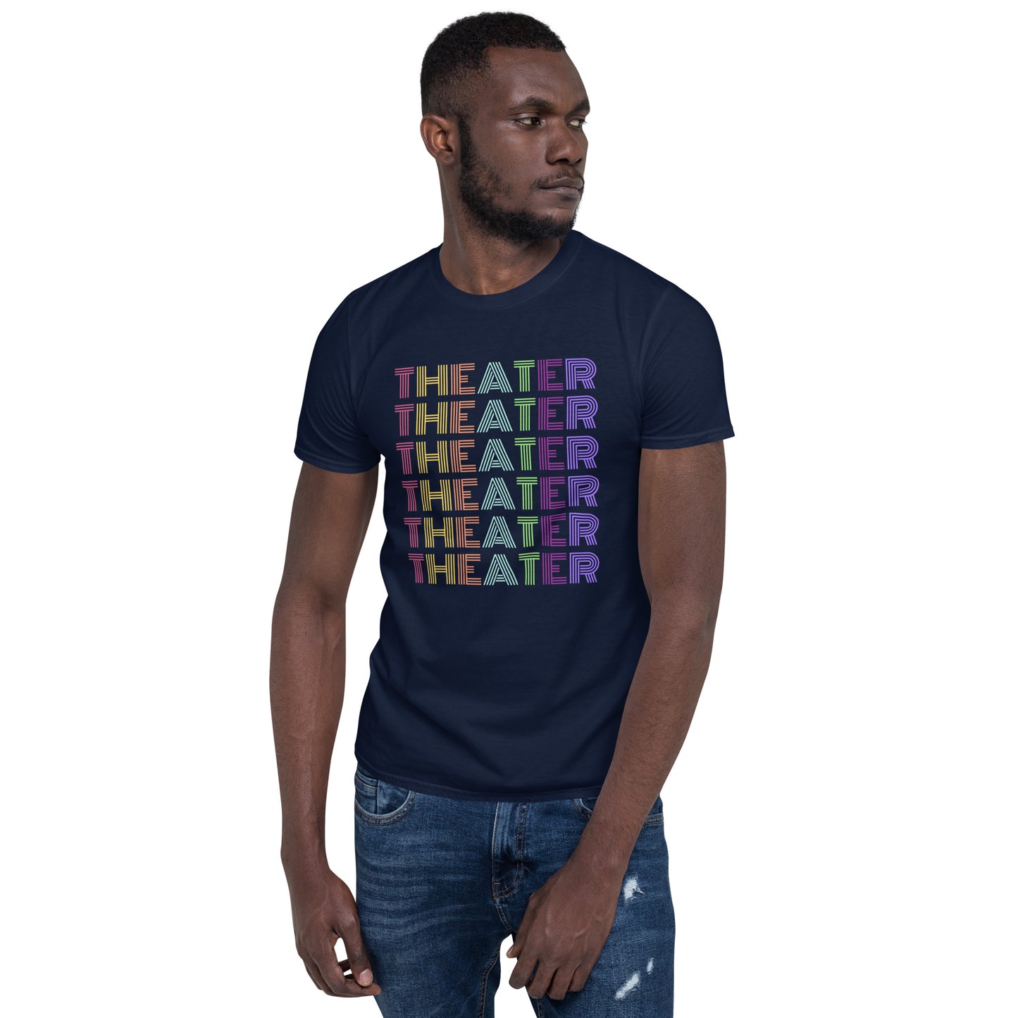 Theater T-Shirt in Vibrant Colors, Musical Drama Play Tee, Rehearsal Shirt for Theater Fans, Fun Theater T-Shirt for Play Lovers, Musical Drama Tee for Theater Students, Colorful Shirt