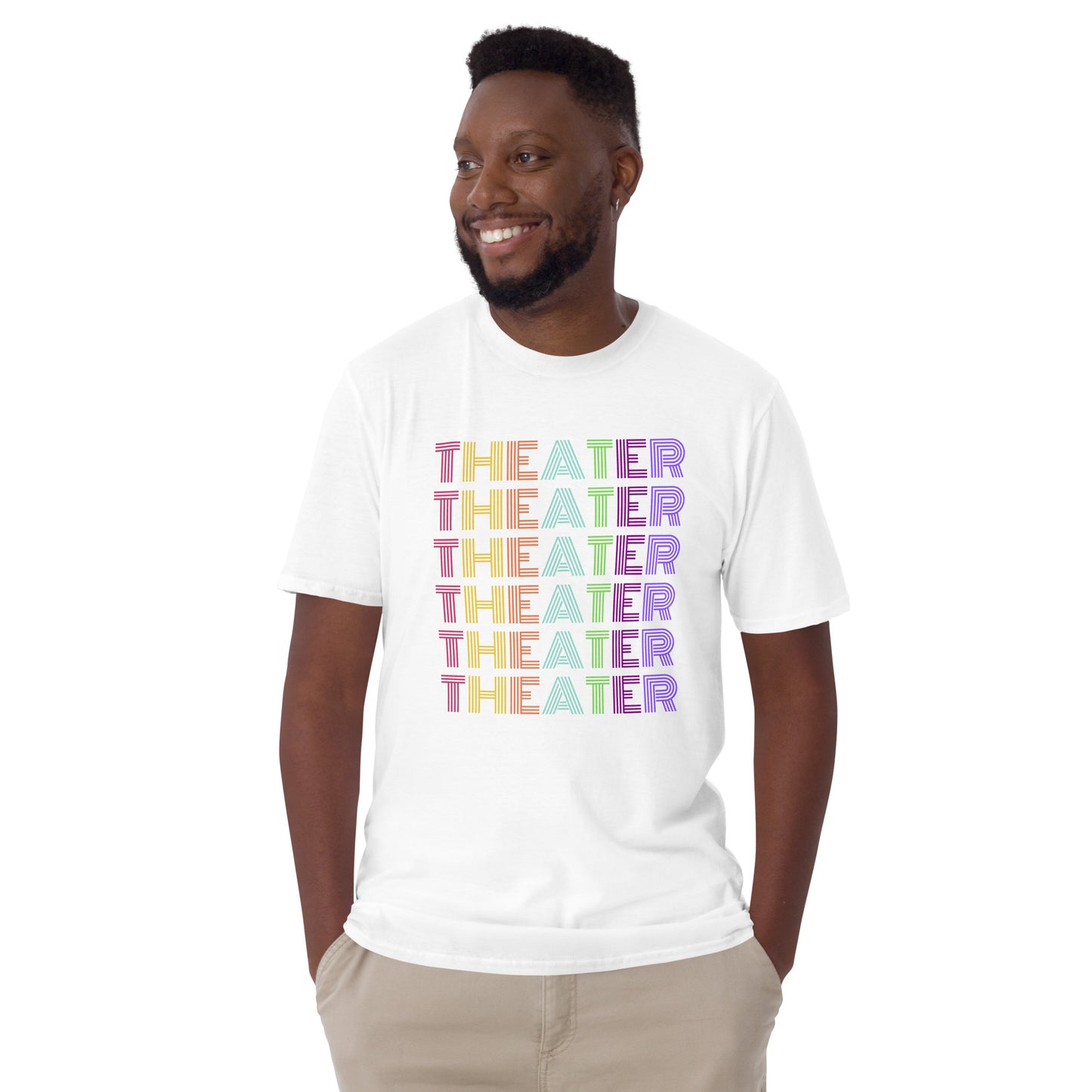 Theater T-Shirt in Vibrant Colors, Musical Drama Play Tee, Rehearsal Shirt for Theater Fans, Fun Theater T-Shirt for Play Lovers, Musical Drama Tee for Theater Students, Colorful Shirt