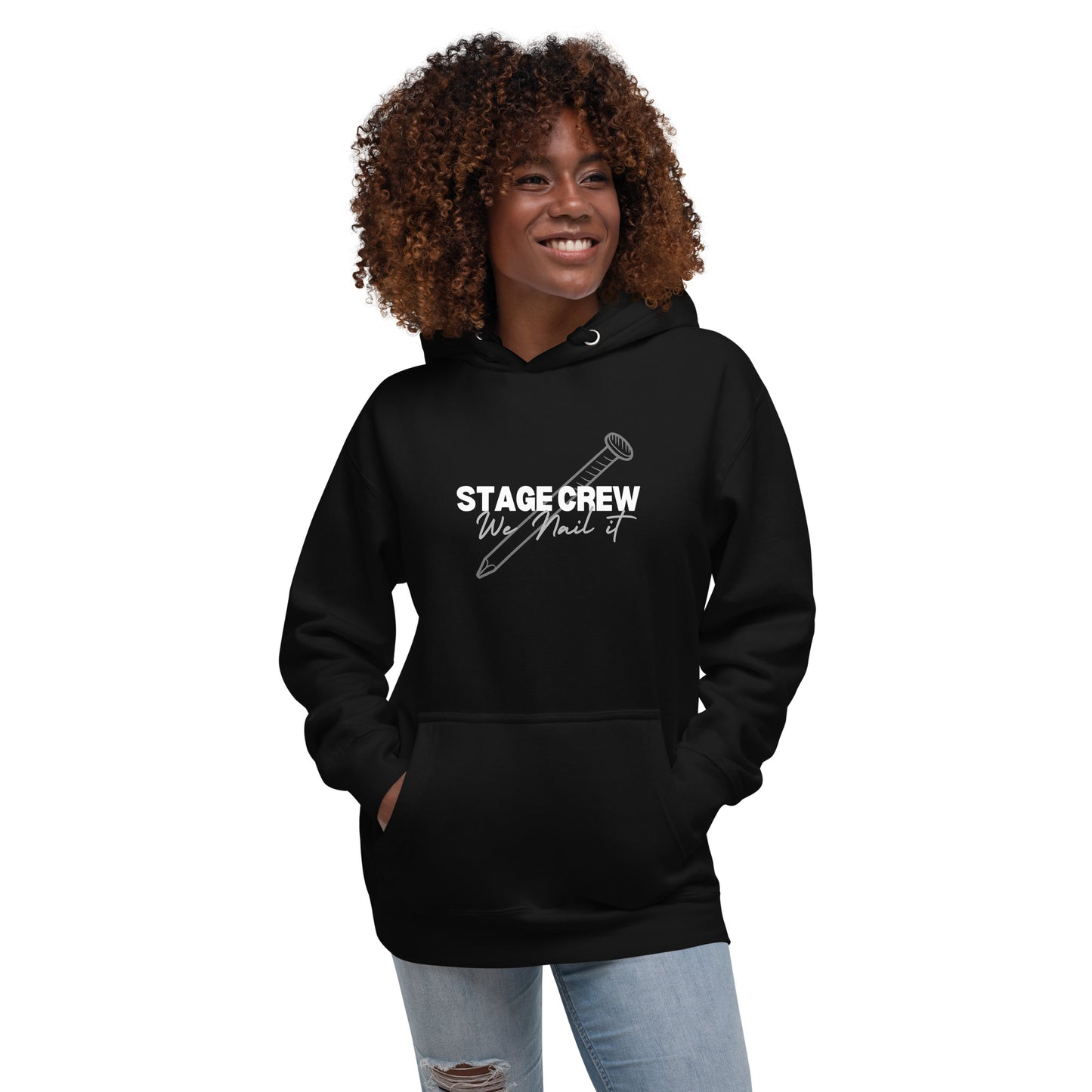 Theater Lover Stage Crew Hoodie, Musical Drama Sweatshirt, Stage Crew Gift, Theater Crew Shirt, Crew Member Hoodie