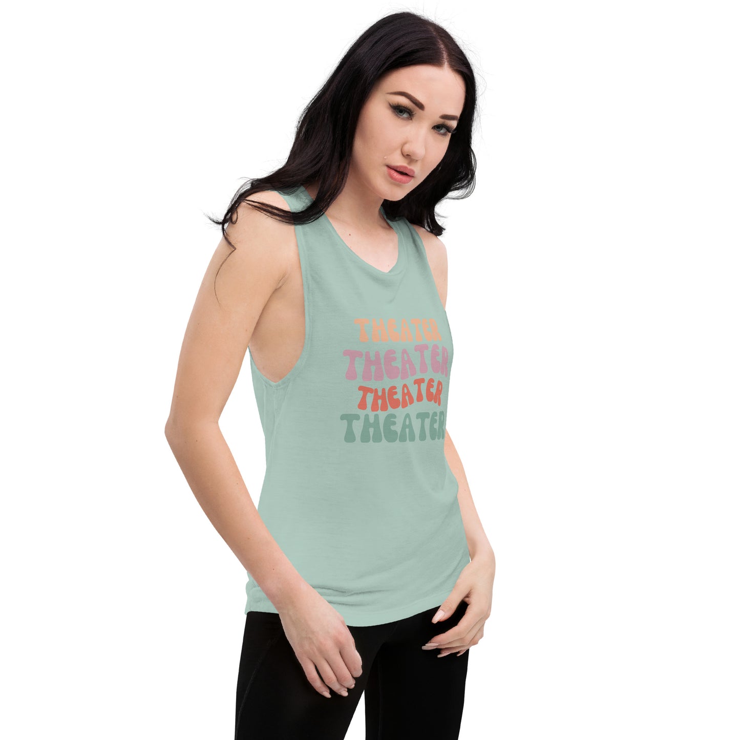 Boho Theater Magic Ladies’ Muscle Tank, Musical Drama Shirt, Theater Play Top, Rehearsal Tank, Unique Gift, Drama Musical Play Top, Theater Rehearsal Shirt