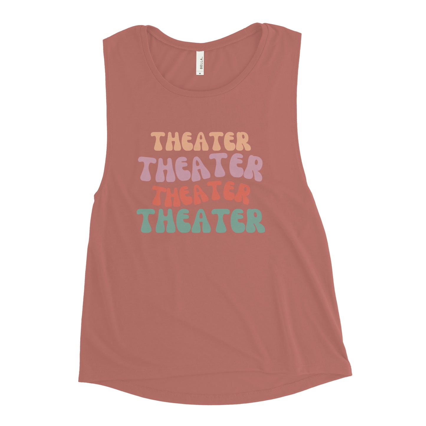 Boho Theater Magic Ladies’ Muscle Tank, Musical Drama Shirt, Theater Play Top, Rehearsal Tank, Unique Gift, Drama Musical Play Top, Theater Rehearsal Shirt