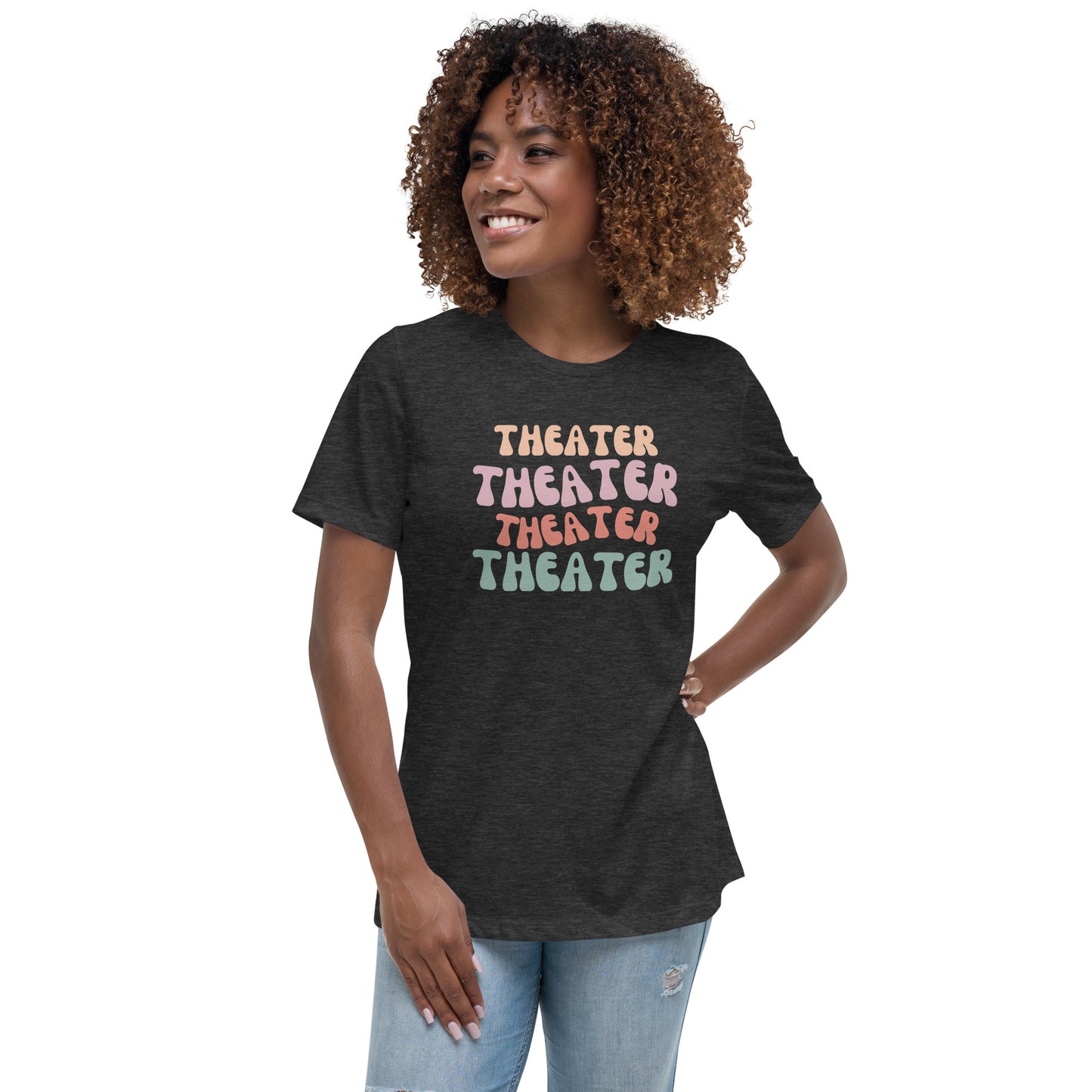 Women's Musical Theater T-Shirt, Drama Play Tee, Theater Student Gift, Rehearsal Attire, Boho Style