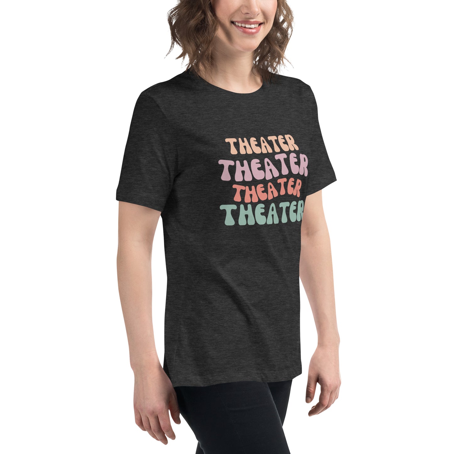 Women's Musical Theater T-Shirt, Drama Play Tee, Theater Student Gift, Rehearsal Attire, Boho Style