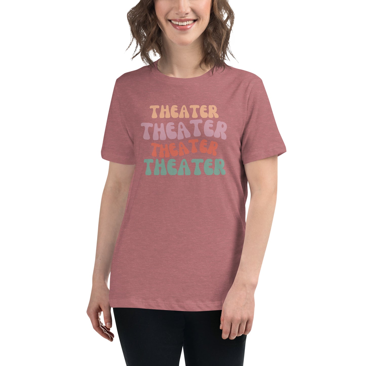 Women's Musical Theater T-Shirt, Drama Play Tee, Theater Student Gift, Rehearsal Attire, Boho Style