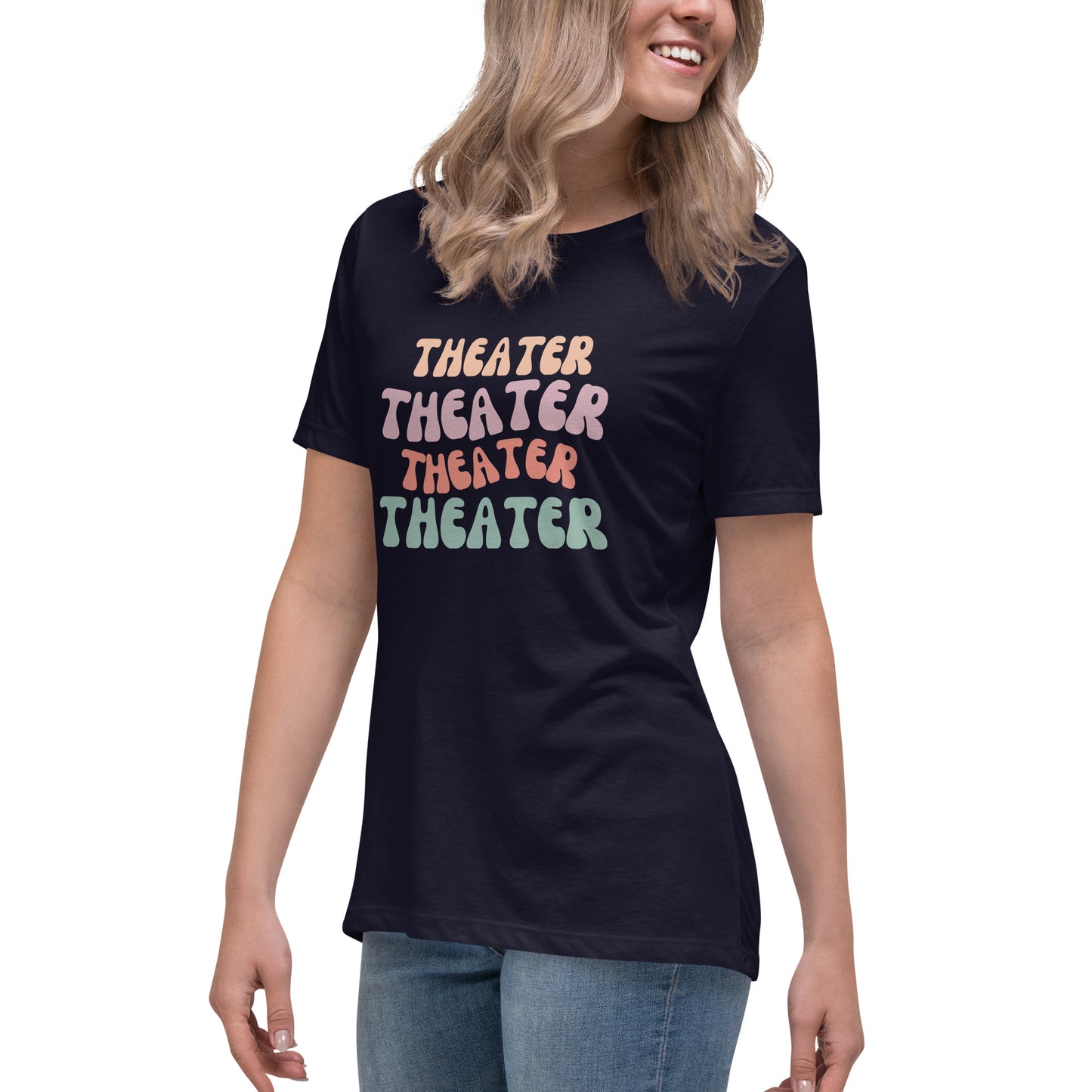 Women's Musical Theater T-Shirt, Drama Play Tee, Theater Student Gift, Rehearsal Attire, Boho Style